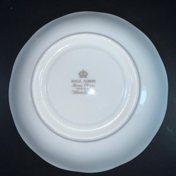 Royal Albert Silver Birch Tea Cup & Saucer Bone China Made in England - Picture 6 of 10